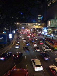 クアラルンプールの渋滞風景　画像